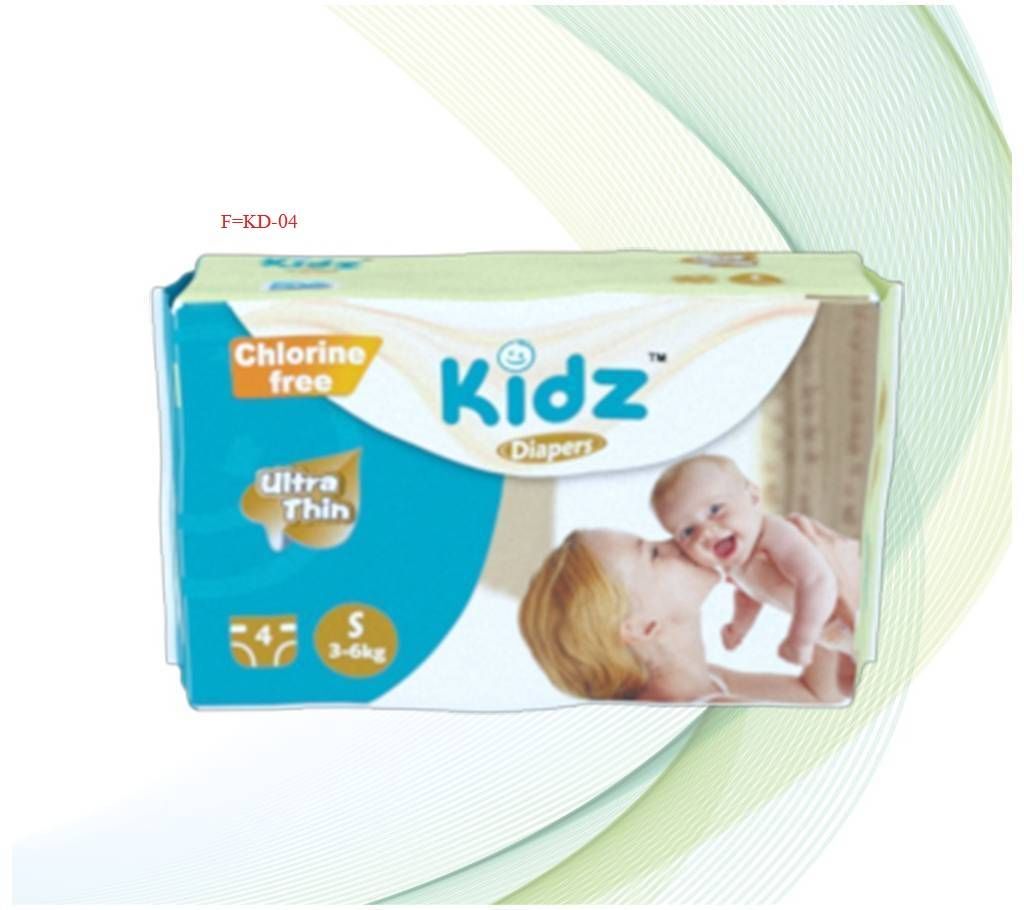 kidz Diapers S (3-6kg). F=Kd-04