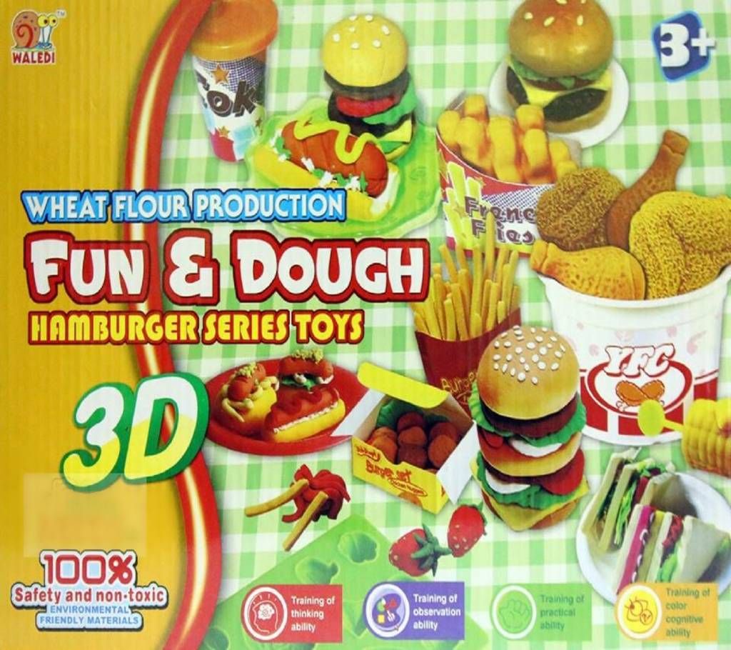 Hamburger Series Color Dough Toys 
