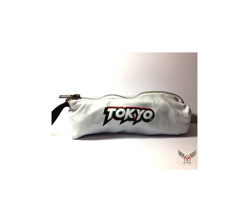 2Thousand Twenty Tokyo Pencil Case With Godzilla Print (white) 