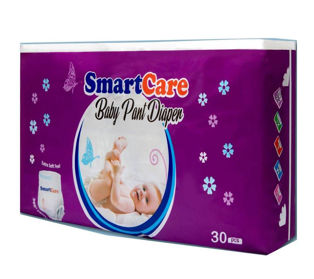 Smart Care Baby Diaper Pant- XL 30pcs
