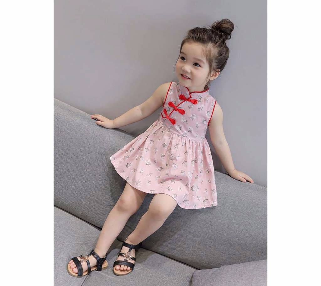 Pure Cotton Frock For Kids 