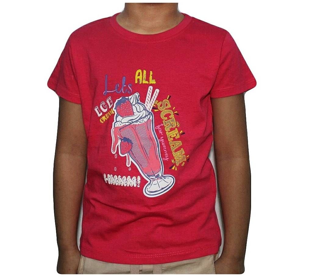 boys print t shirt short sleeve