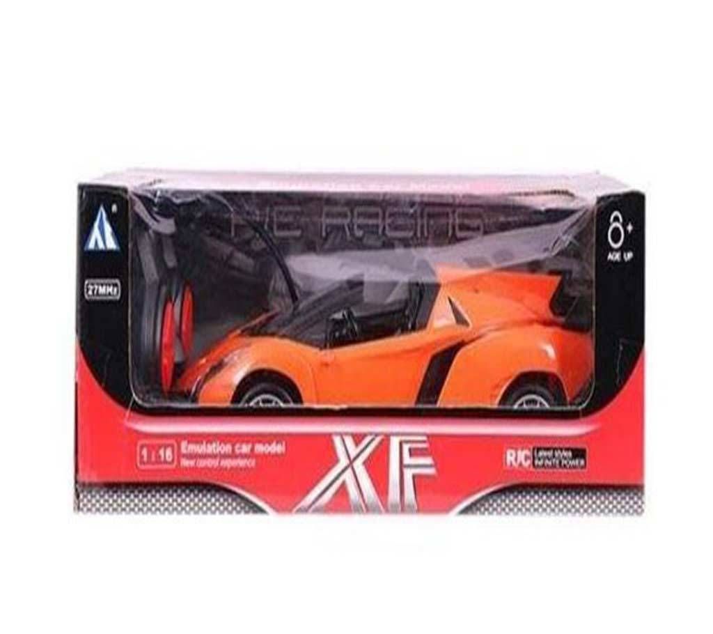 Plastic Remote Control Toy Car - Orange