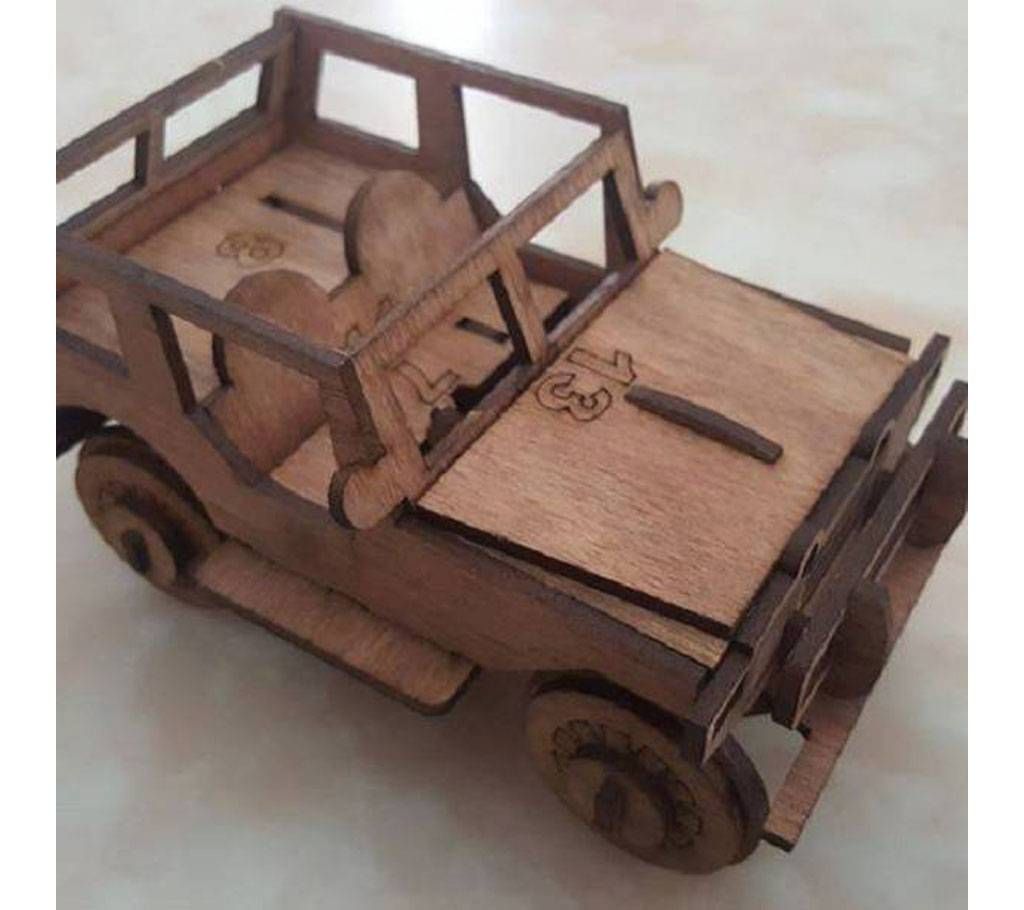 Three Dimensional Vintage Jeep