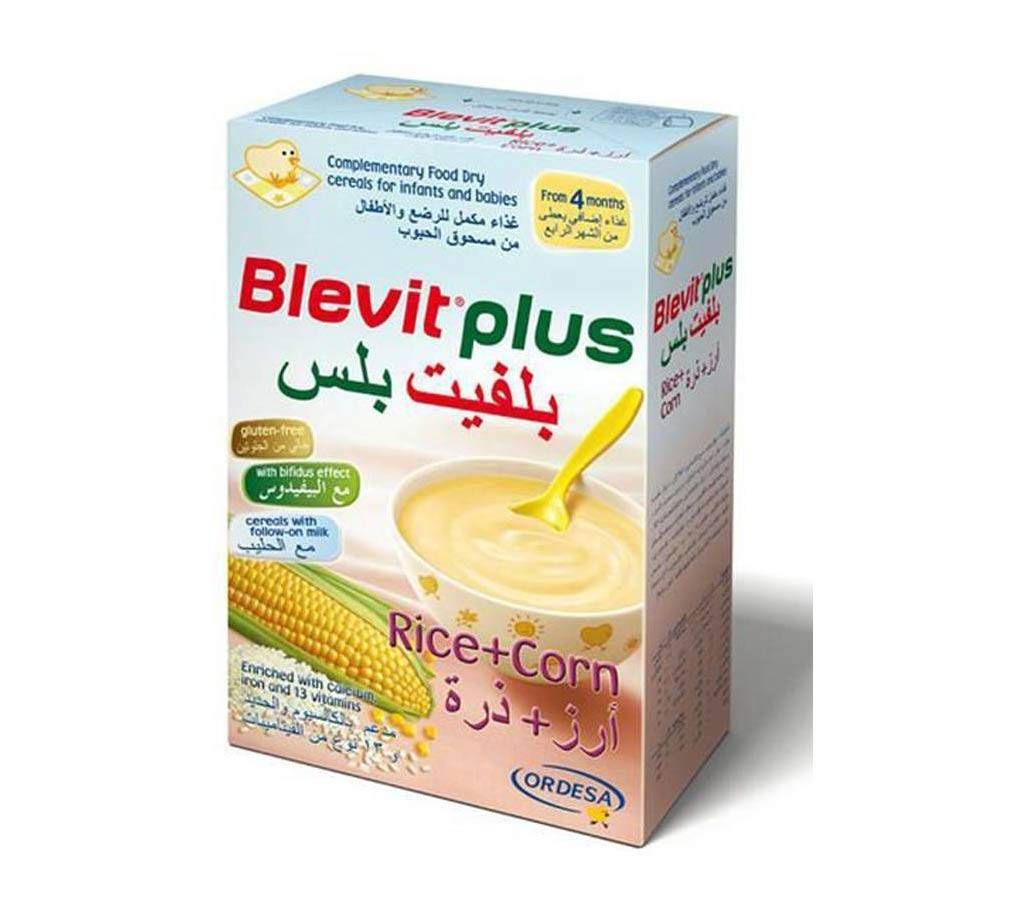 Blevit Plus (Rice + Corn) Cerelac - 300gm (Spain)