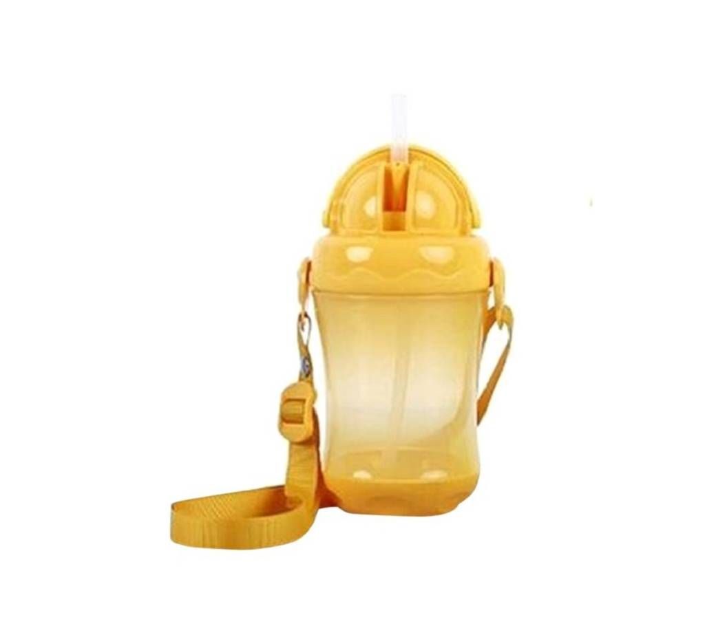 Baby Water Bottle with Straw Cup - Orange