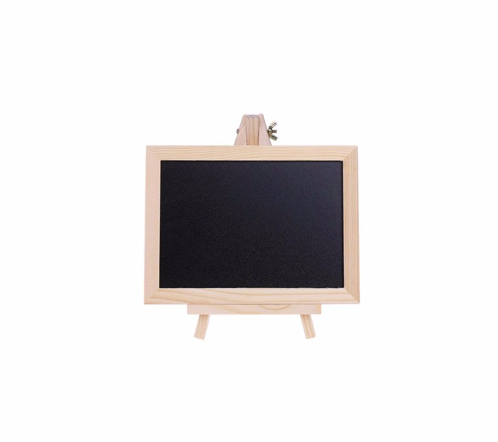 18x13cm Wood Chalk Blackboard Learning Education For Kids