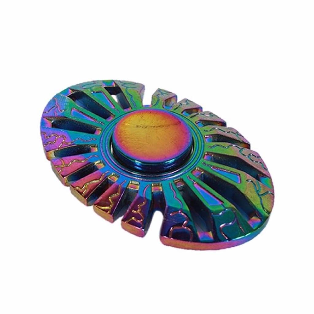 Egg Metal Fidget Spinner Stress Reducer Toy 