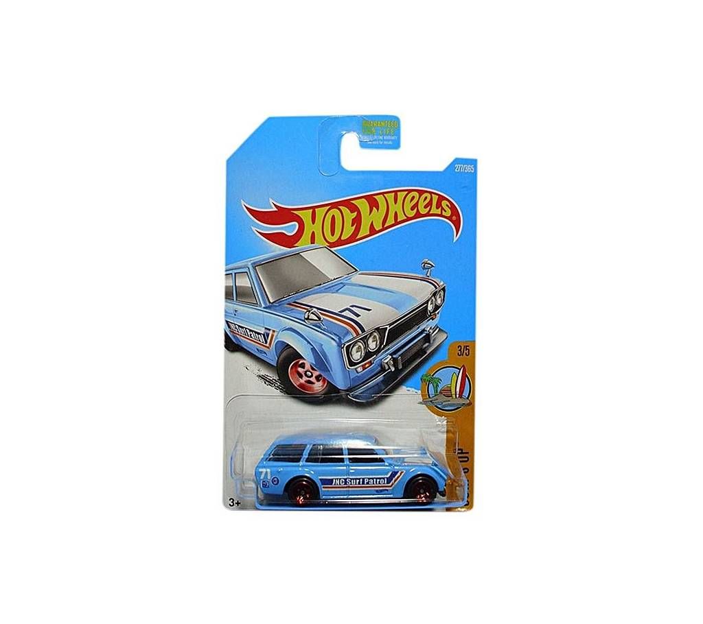Hot Wheels Metal 71 Datsun Bluebird 510 Toy Car - Blue