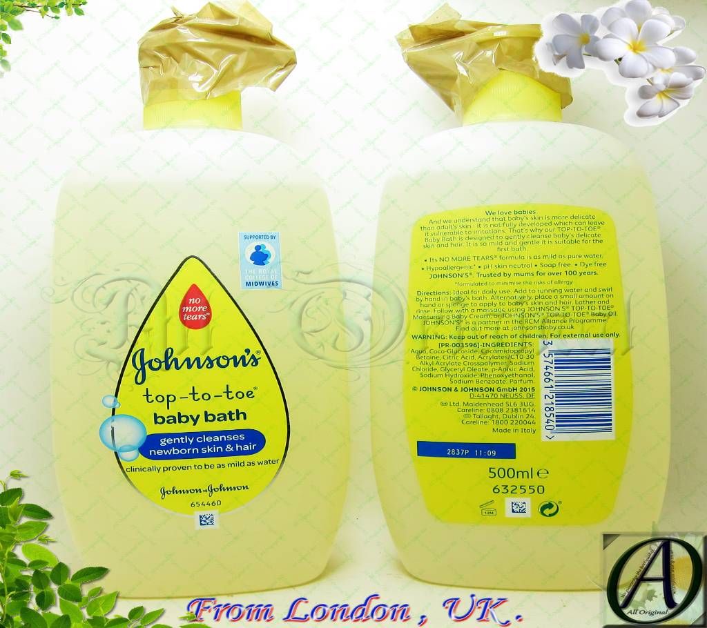 Johnson's Baby Top To Toe Bath 500ml (Italy)