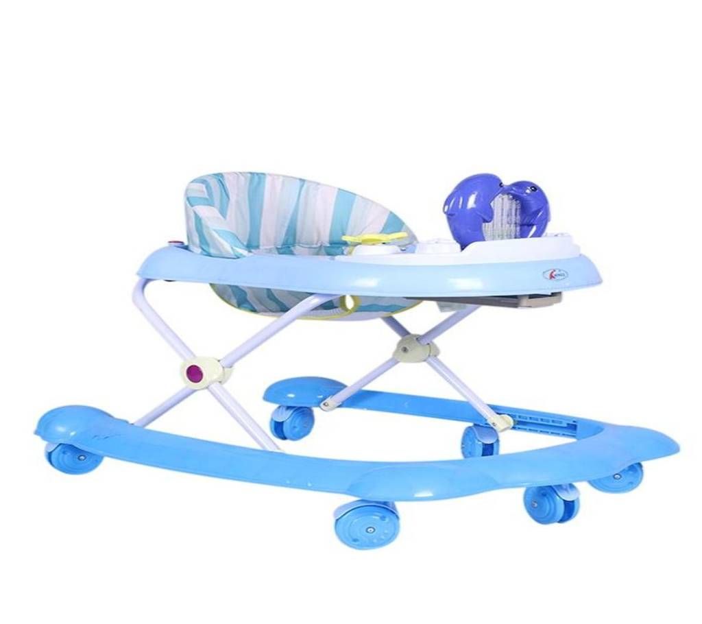 Music & Light Dolphin Baby Walker - Blue