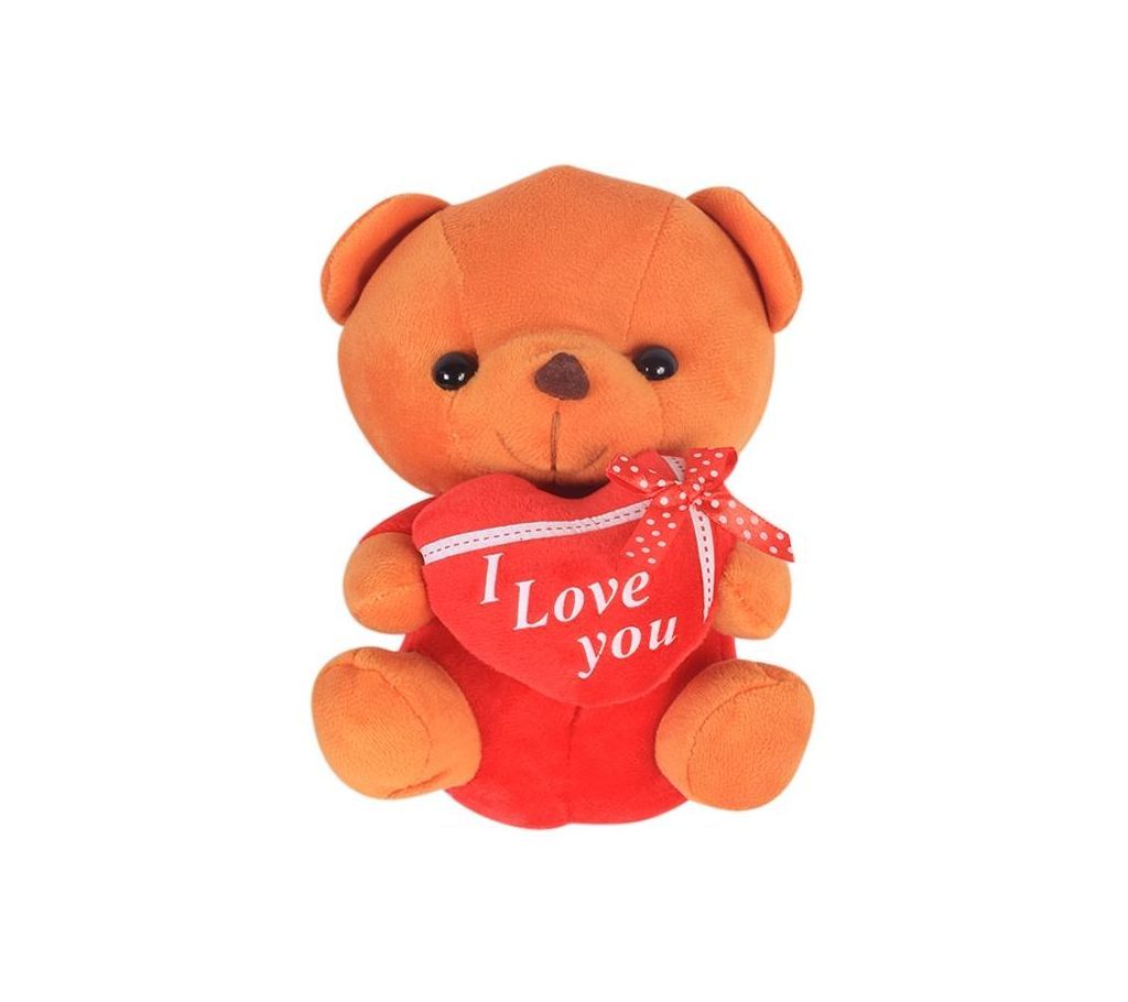 Red and Orange I Love You Soft Doll for Kids