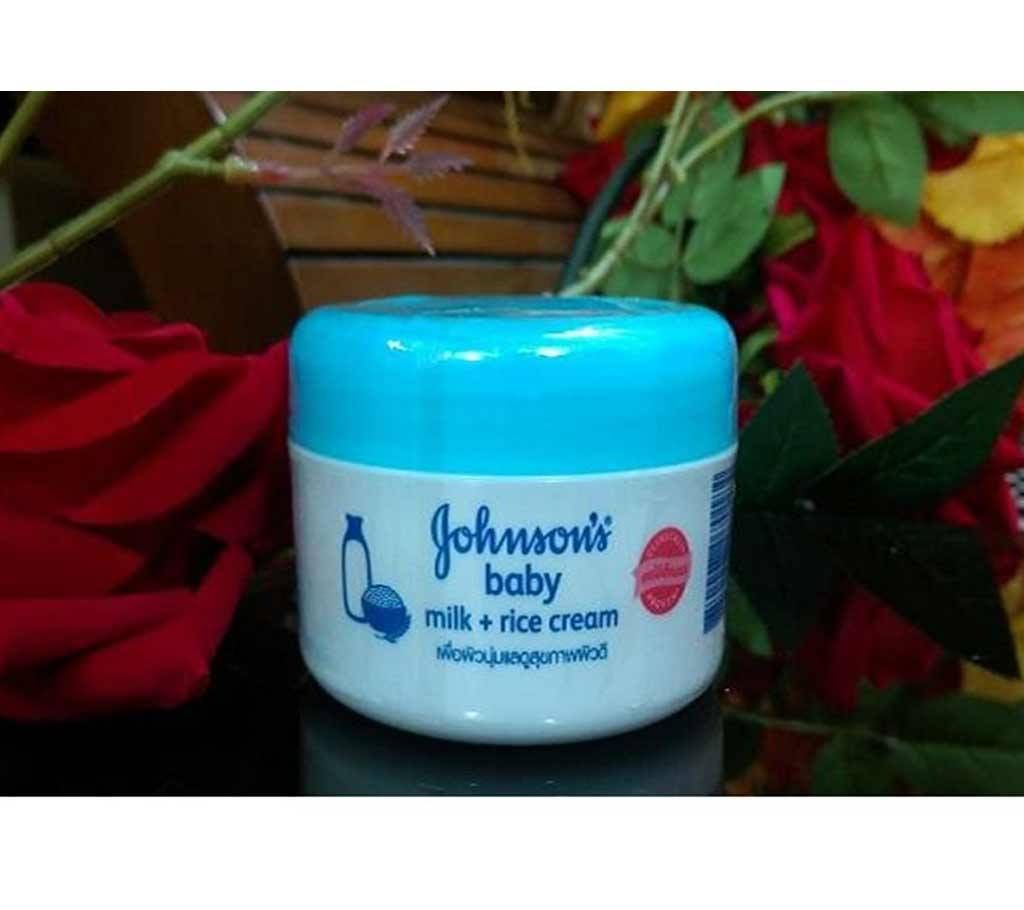 Johnsons Baby milk+rice Cream - 50ml -Thailand