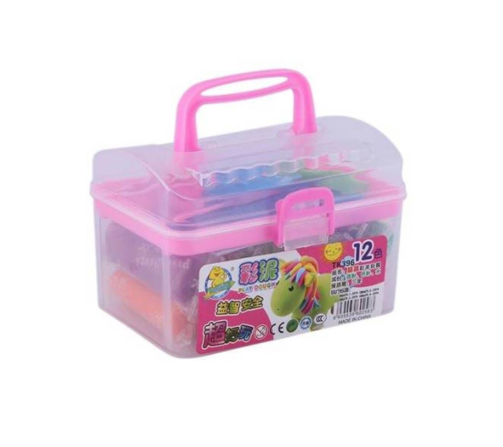 Tiffin Box with Clay Toy - Pink