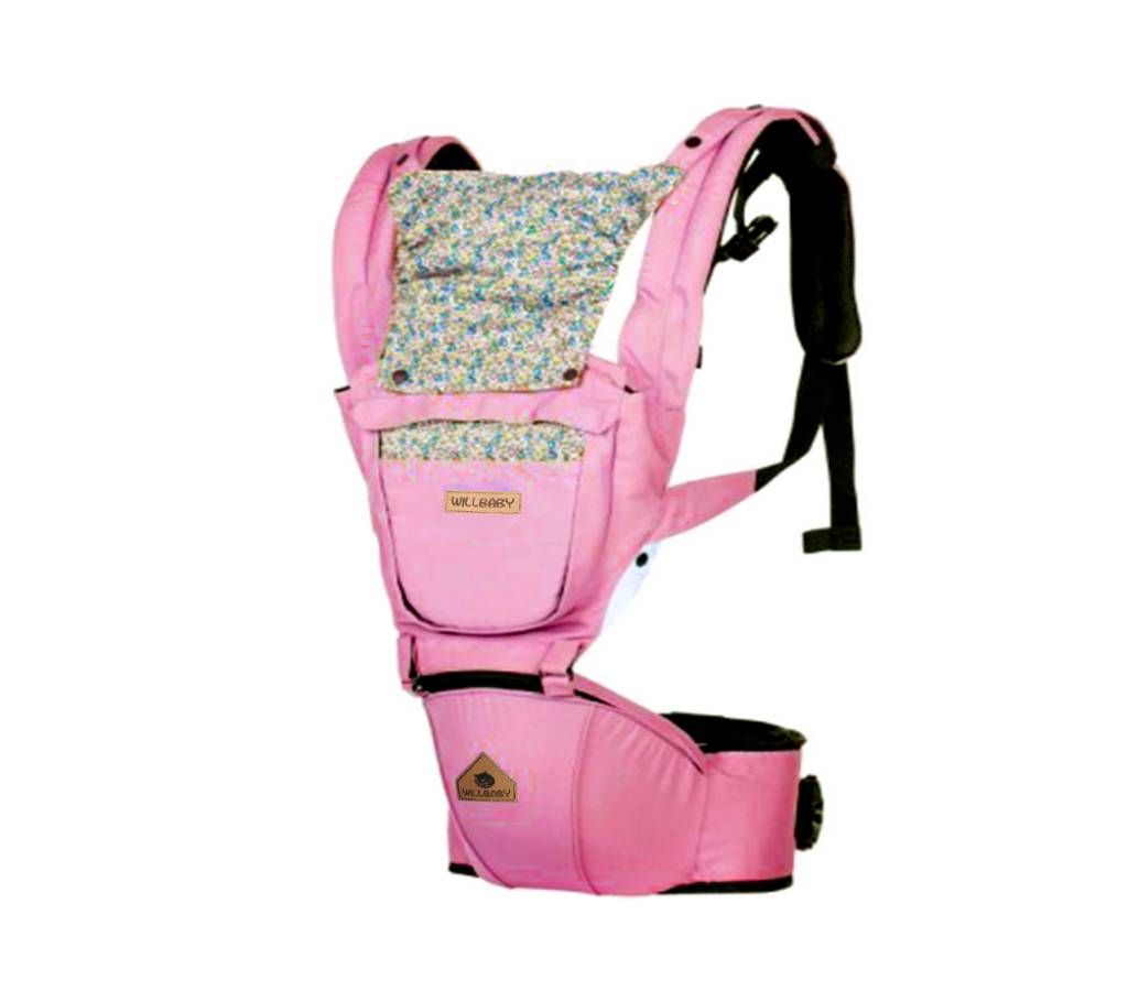 Willbaby 3 In 1 Hip  Pink Seat Carrier