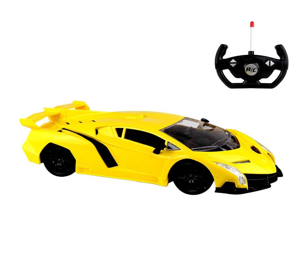 Arctic Yellow Luxury Sports Racing Car