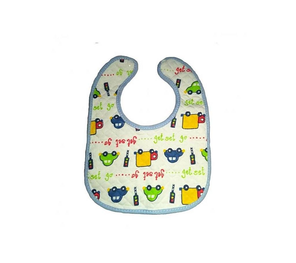 White Cotton Bibs for Baby