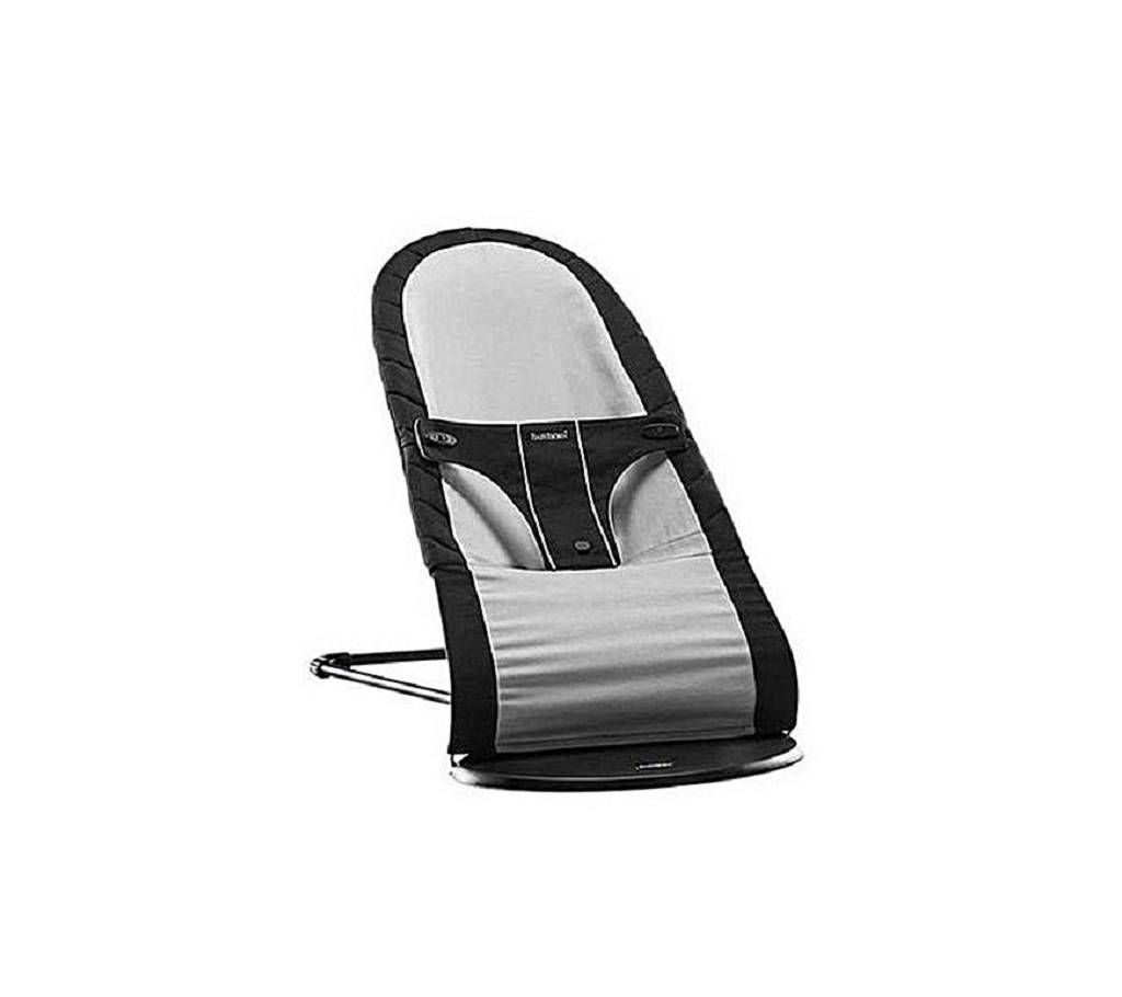 Grey and Black Rocking Chair for Kids