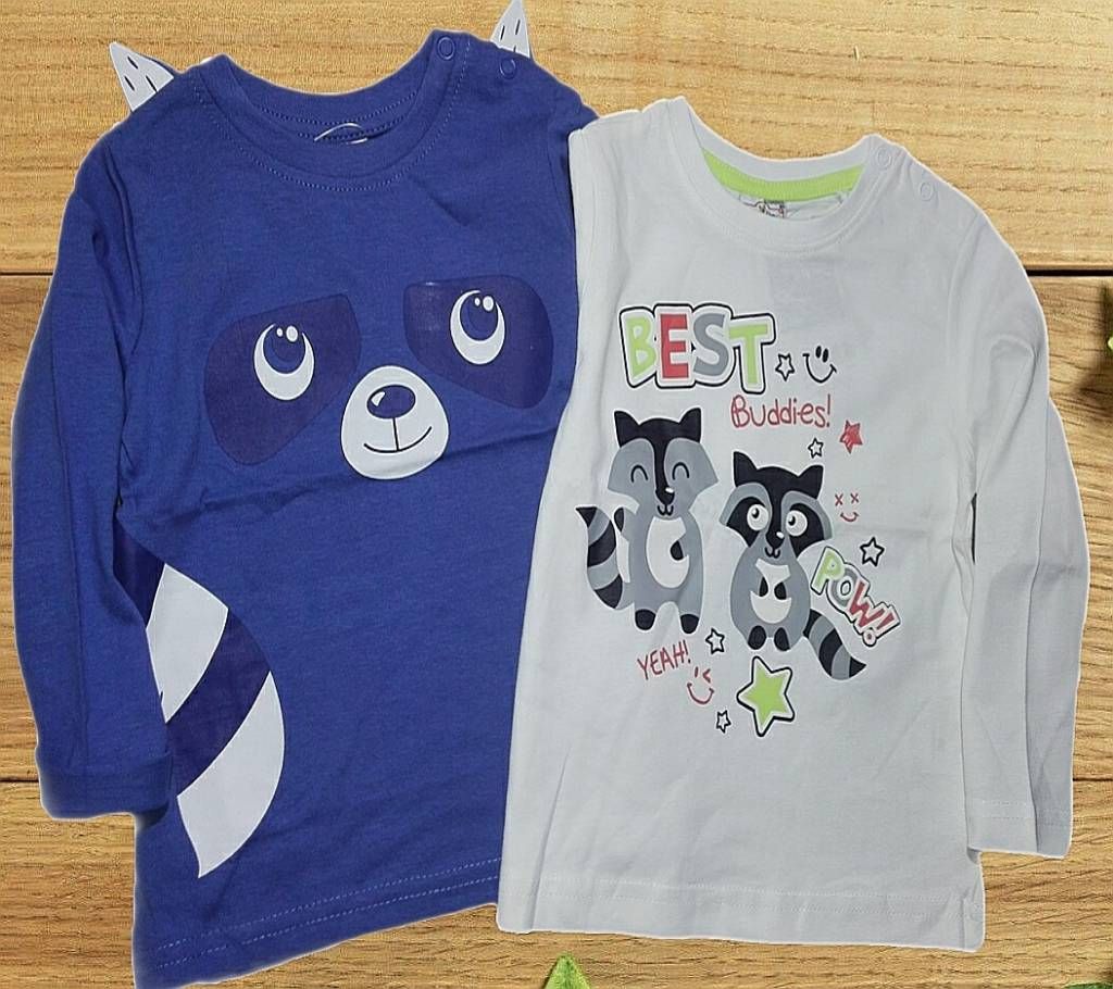 Kids long sleeve t-shirt 2 pcs