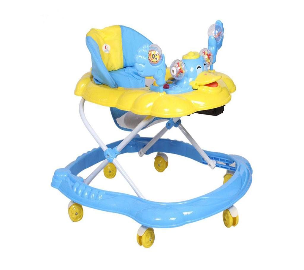 Duck Baby Musical Walker- Blue