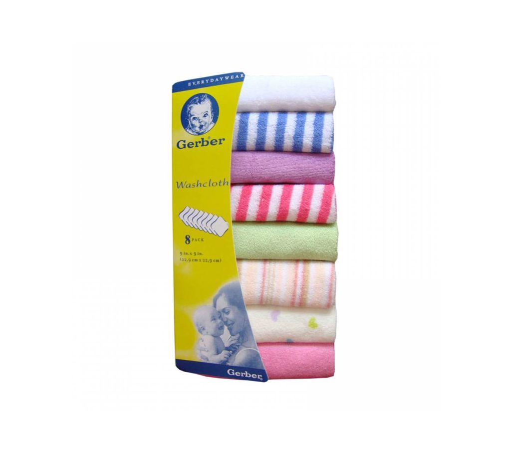 Gerber Washcloth (8 pcs)