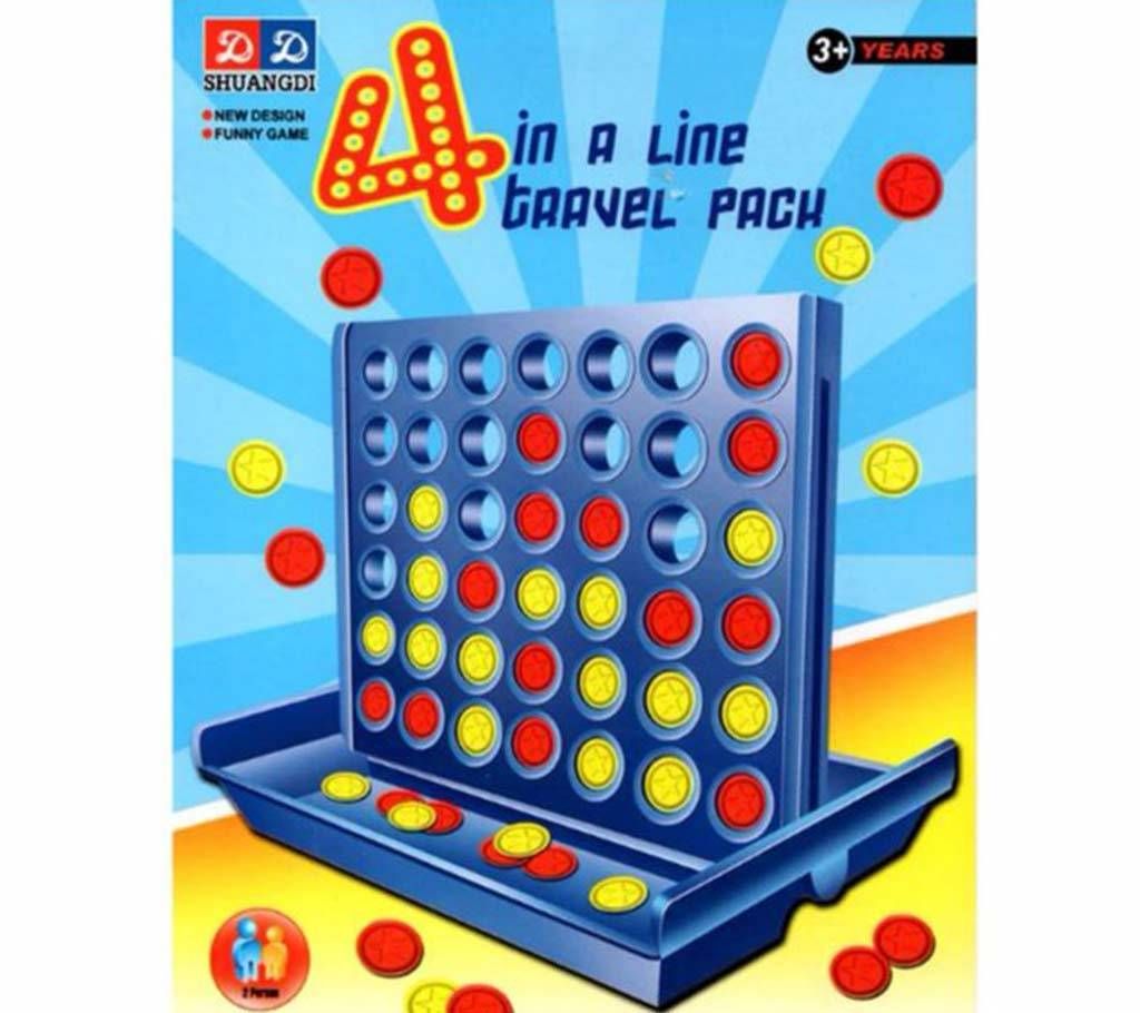 2 Players Family 4 In A Line Bravel Pach Educational Funny Puzzle Game