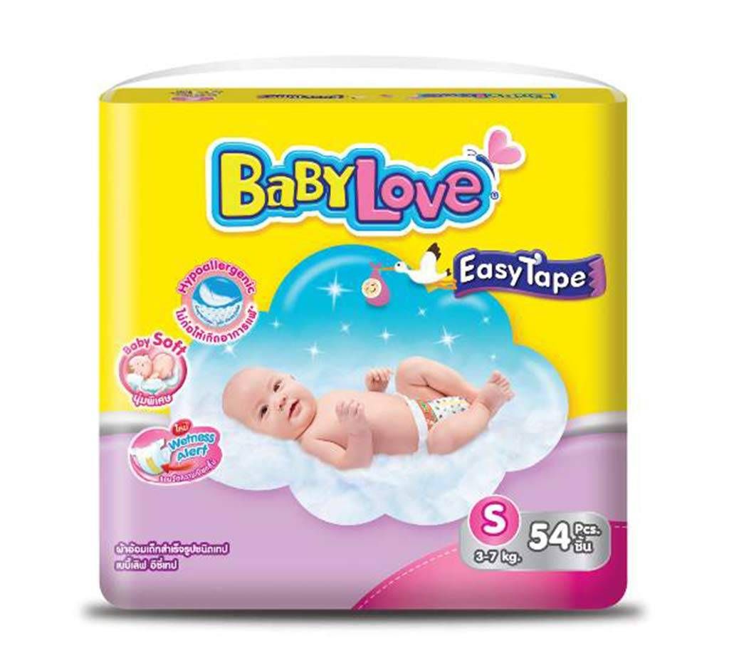 Baby Love -Easy Tape-Jumbo Pack-54pcs (3-7 kg)