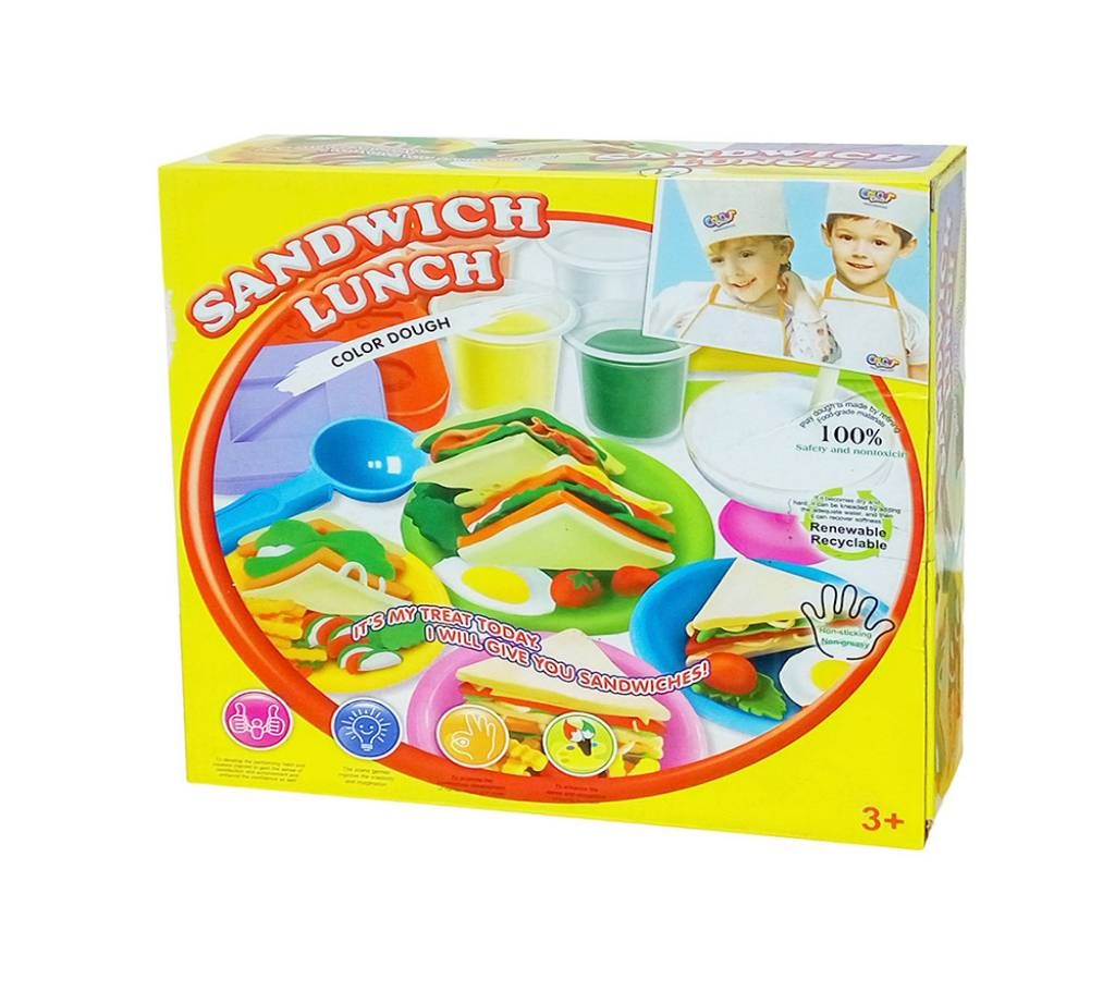 Color Dough Sandwich Lunch