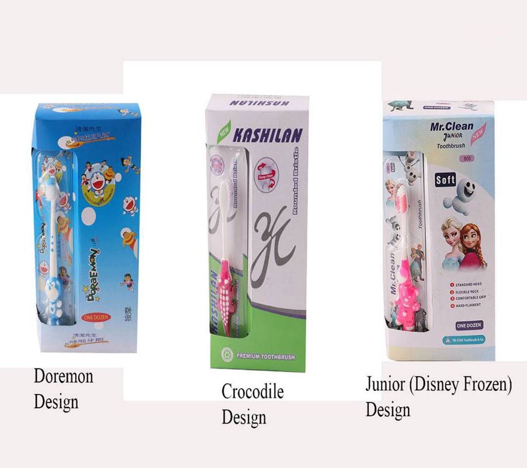 3 Pc Baby tooth brush combo pack 