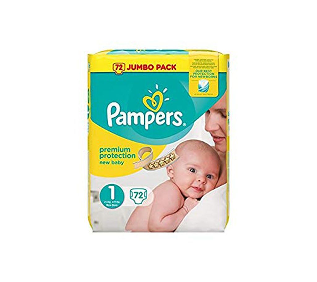 Pampers Jumbo Premium Protection-1(UK),2-5kg