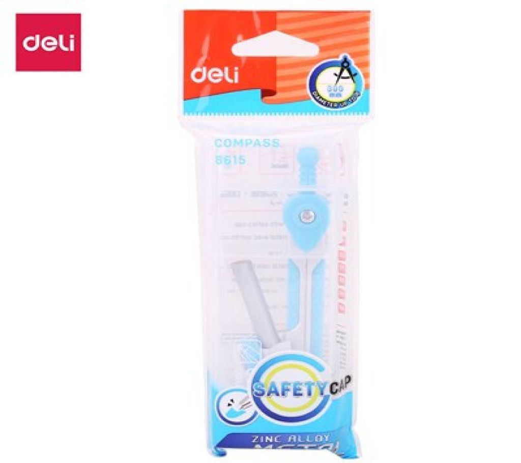 Deli E8615 Zamak Compass W/Pencil