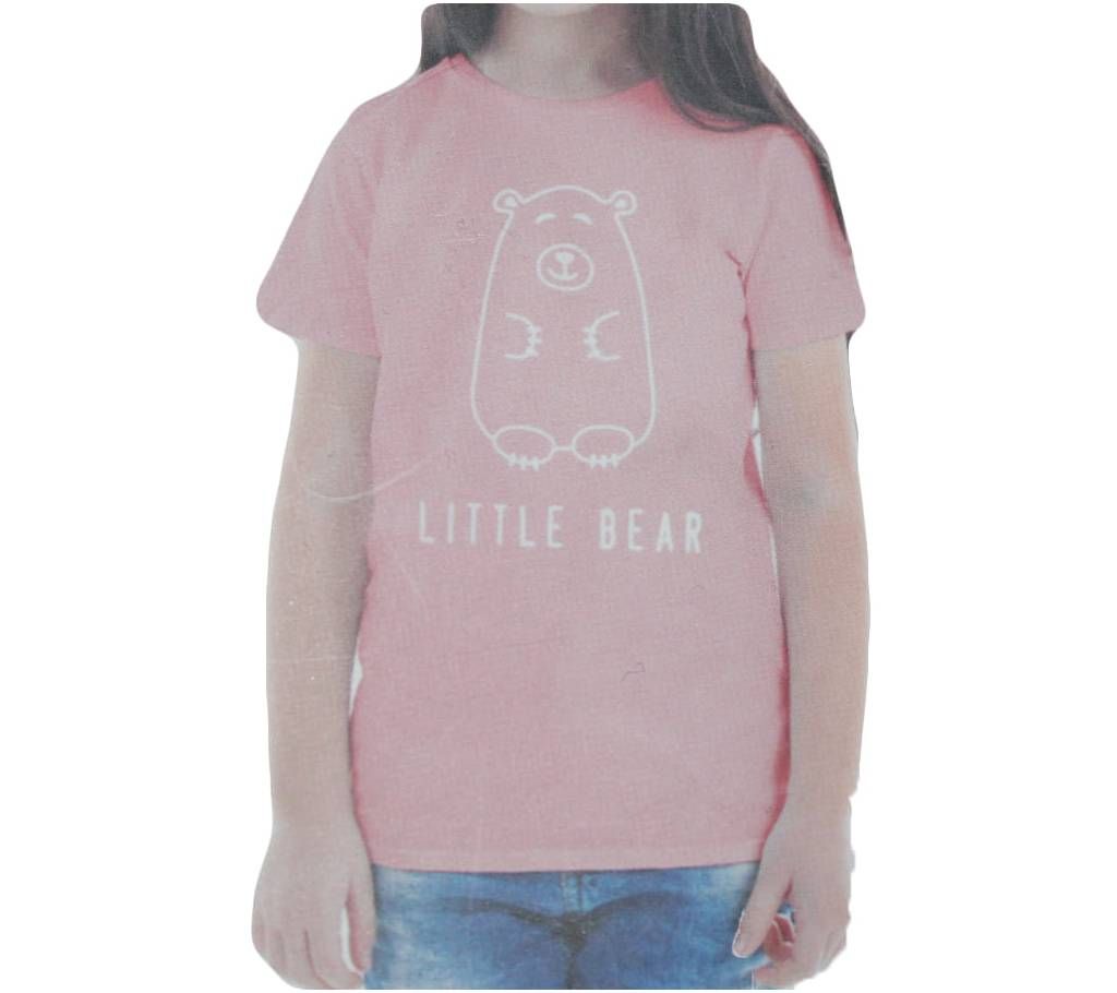 girls print t shirt short sleeve