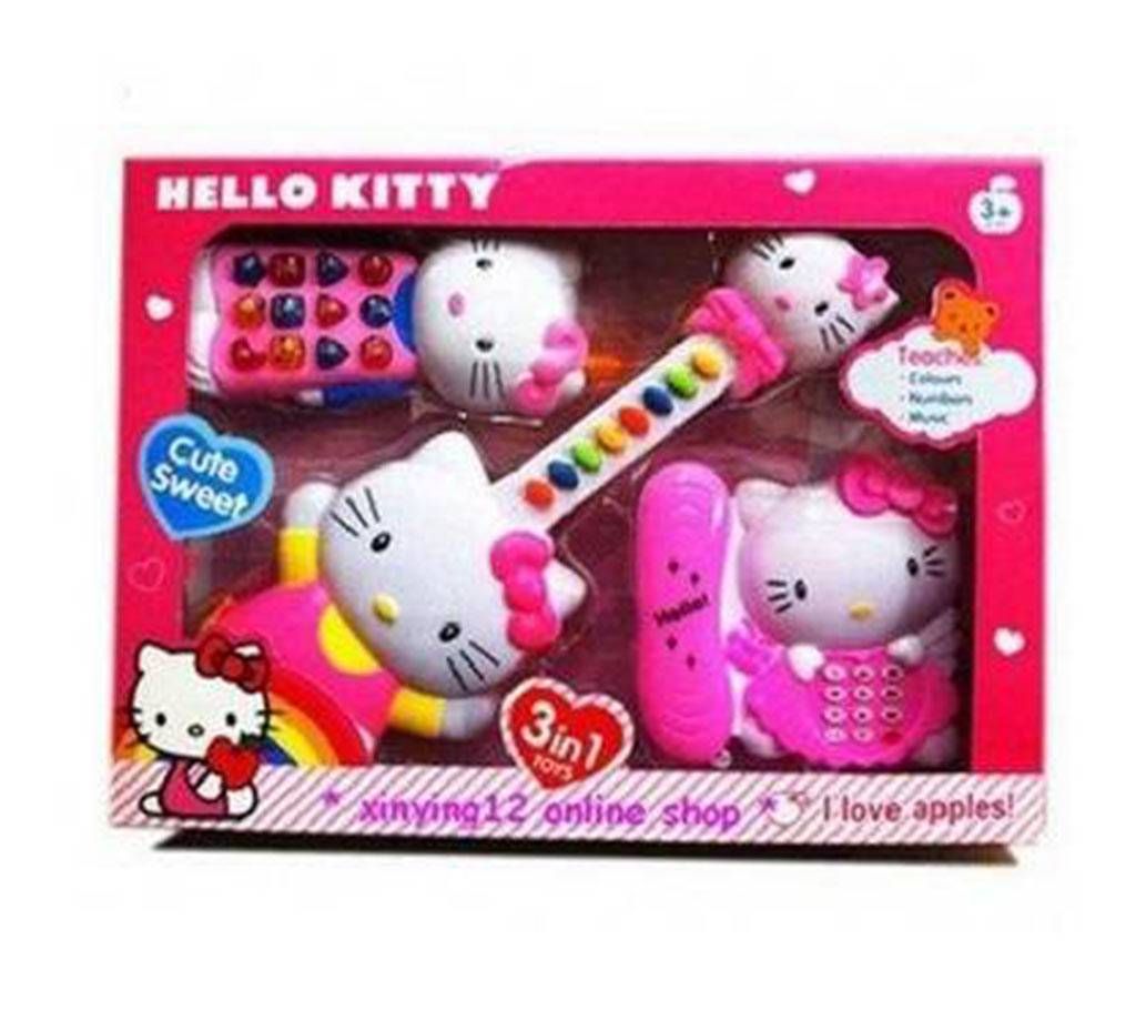 Hello Kitty 3 in 1 toy set 
