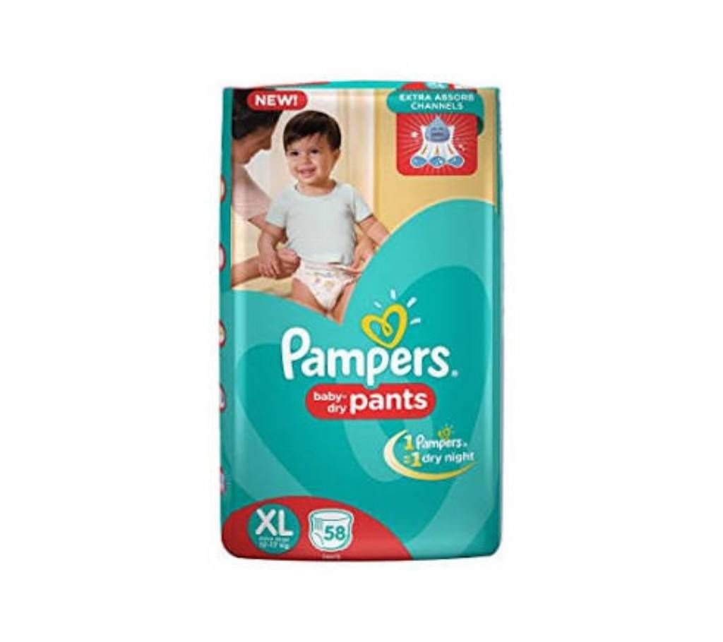 Pampers pants XL (12-17) kg - 58 Piece