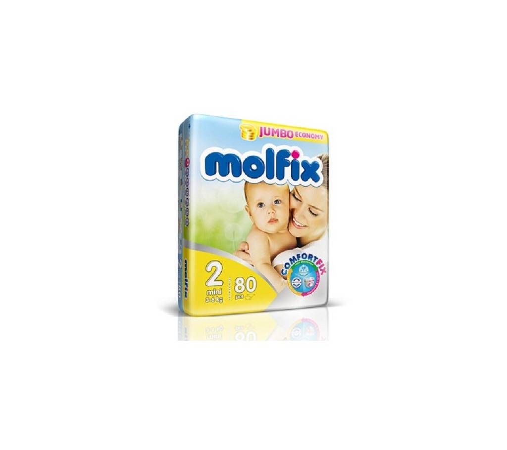 Molfix-2 Diaper (Mini) 3-6kg 80Pcs Turkey