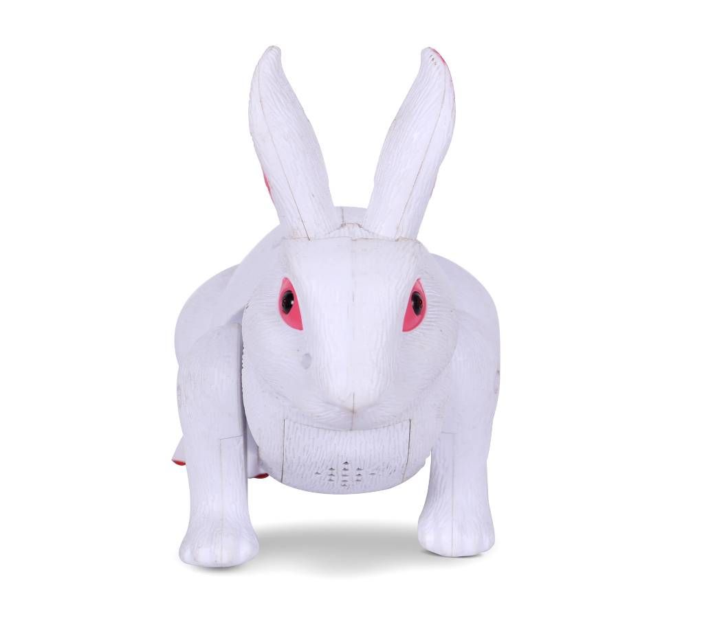 Battery Operated Rabbit Toy  for kids White