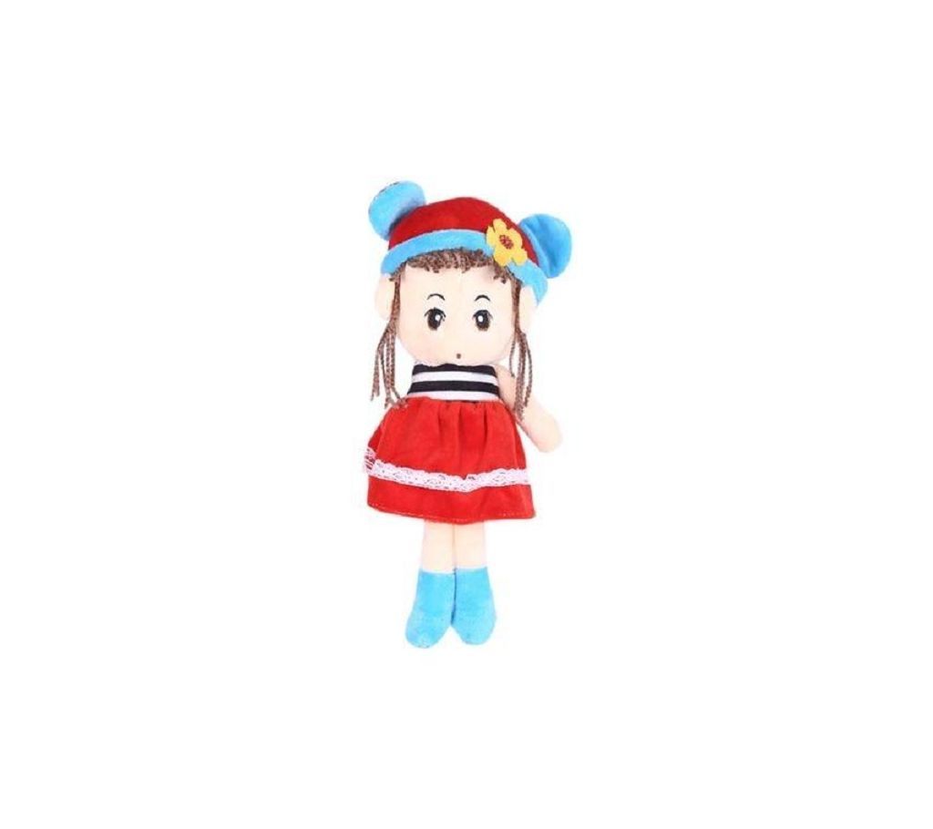 Woolen Doll Toy - Red and White