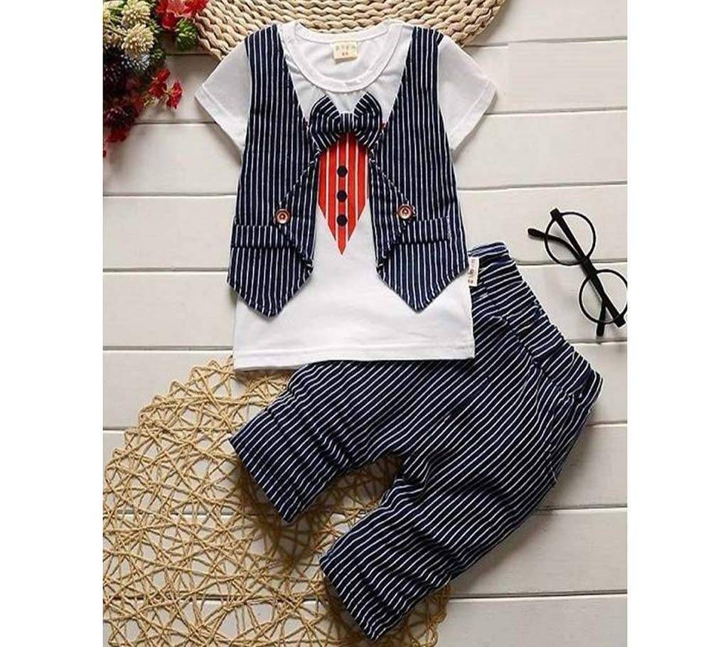 Cotton Dress Set For Baby Boy 