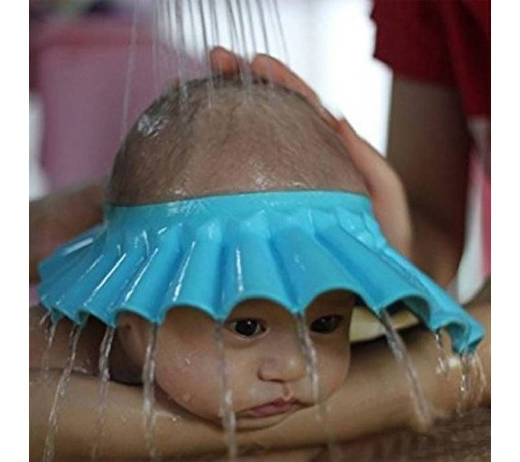 Baby shower cap-blue