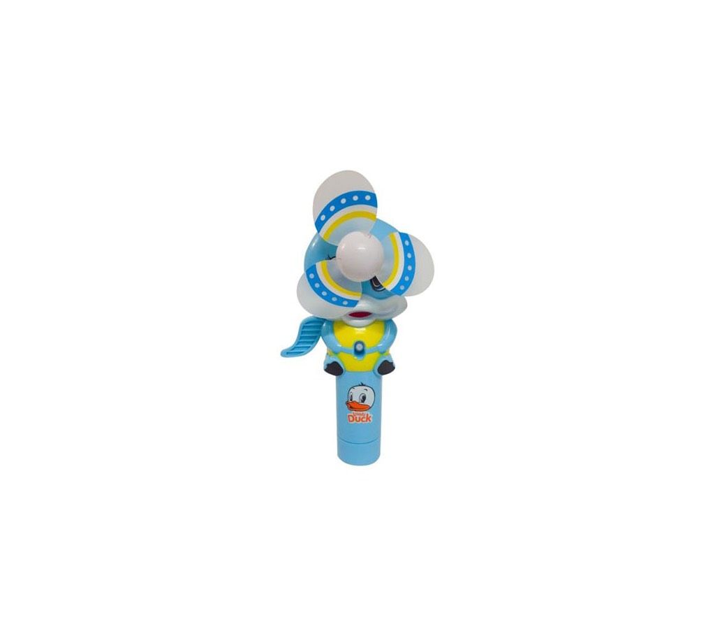 Duck Portable Pocket & Hand fan - Blue showpiece