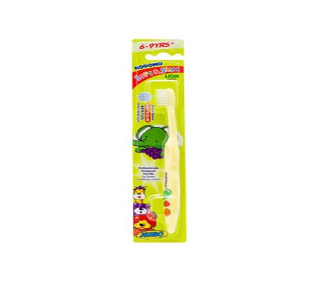Kodomo Baby Toothbrush, Soft & Slim, (6-9y+) 