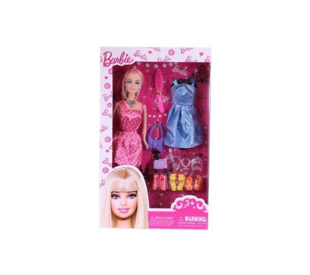 Plastic Barbi Toy Doll - Crimson