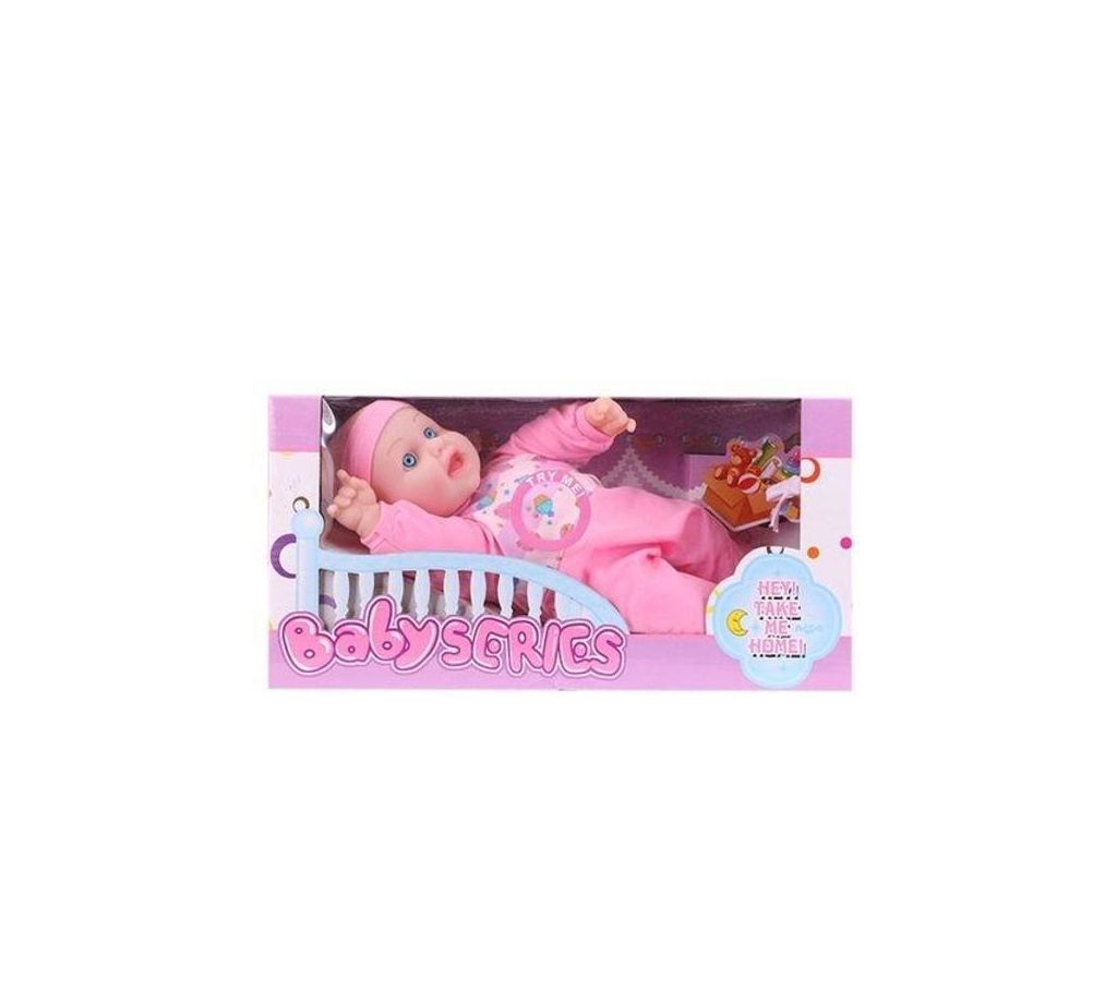 Plastic Baby Doll Toy - Pink