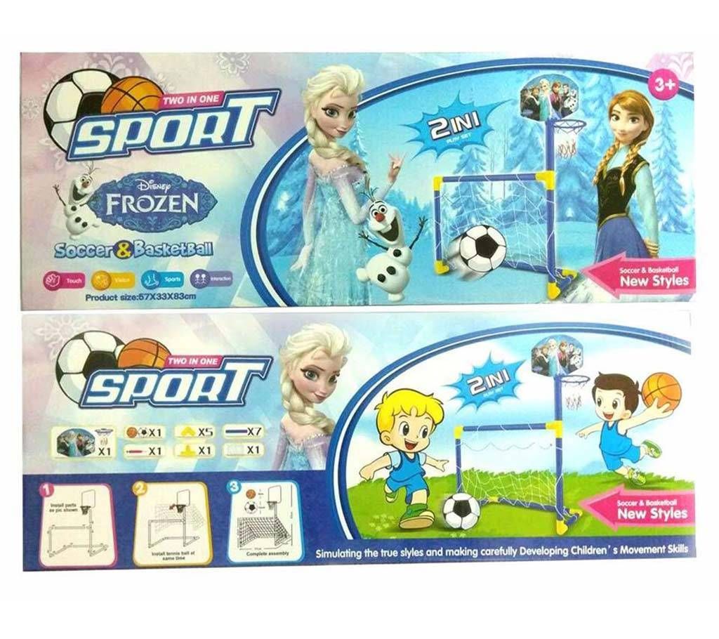 Soccer & Basketball (Frozen) Toy For Kids 