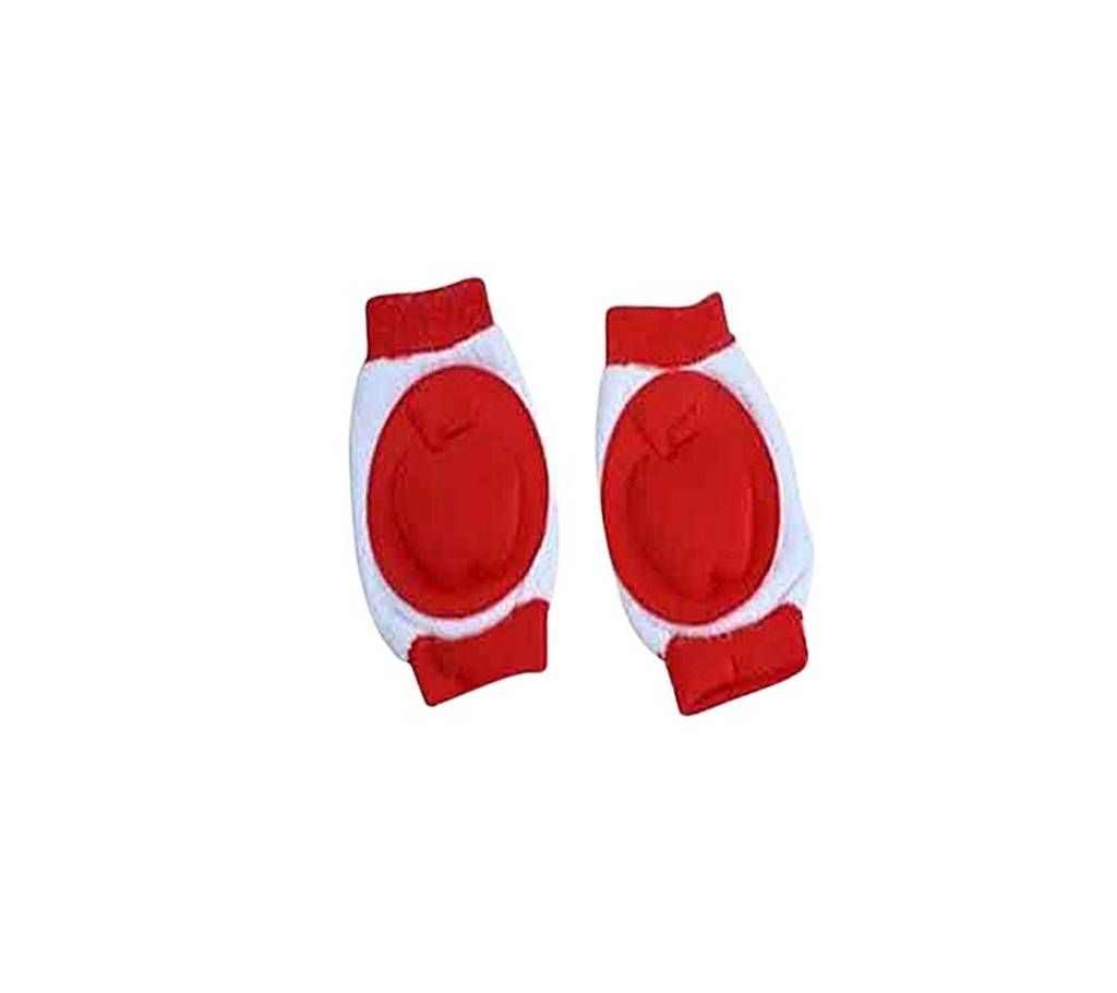 Baby Market Knee Pad For Kids - Red And White