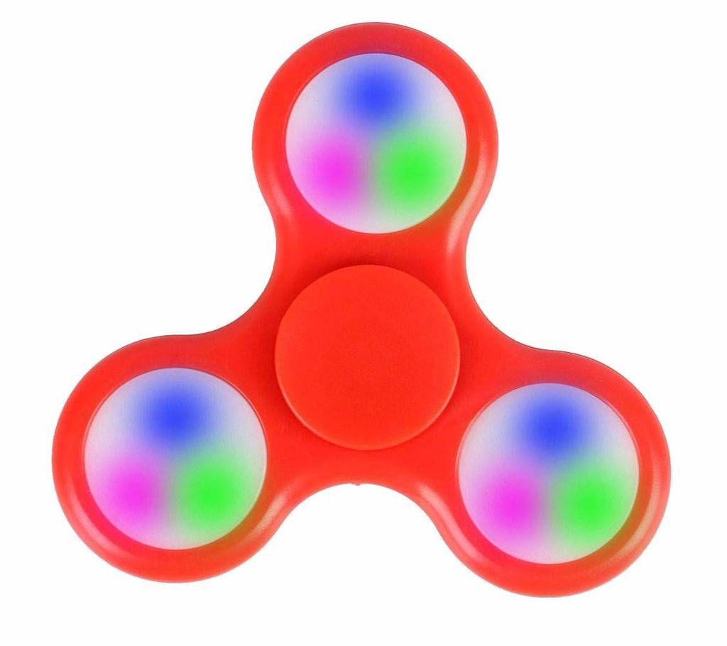 Fidget Spinner with LED Lights, 3 hands 