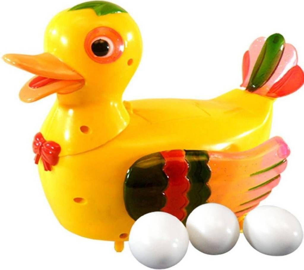 SJ Funny Gift Duck Lays Eggs (Yellow)