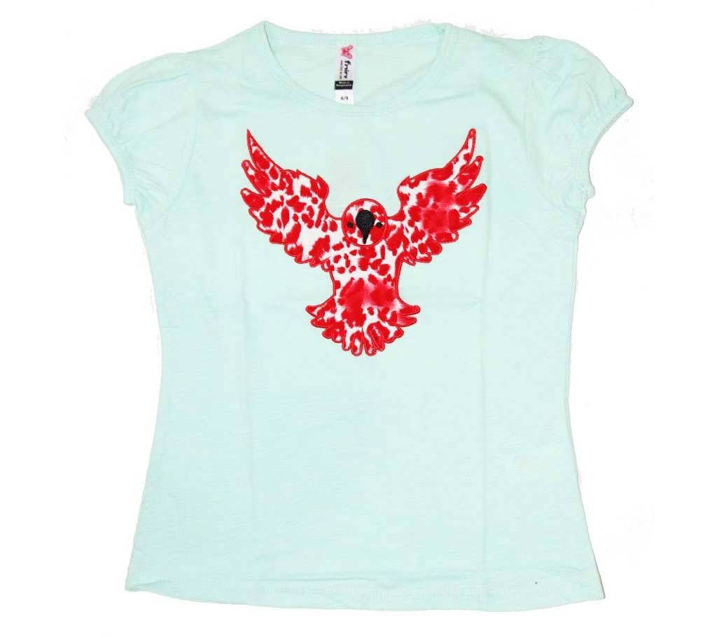 Light Lime Eagle Tshirt For Girls