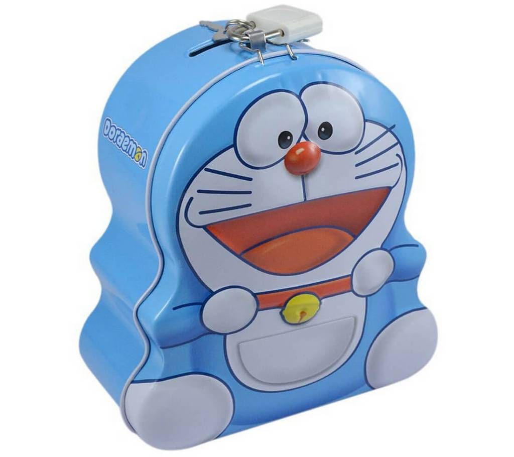 Doraemon Coin Bank Box - Blue