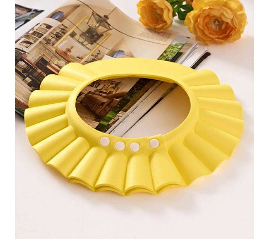 Baby shower cap-yellow